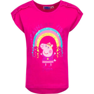 Dievčenské tričko Peppa Pig ružové